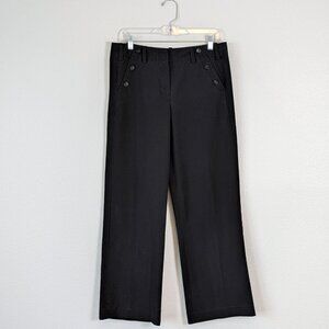 SANDRO Sportswear Nautical Wide Leg Trouser Pant SZ 8